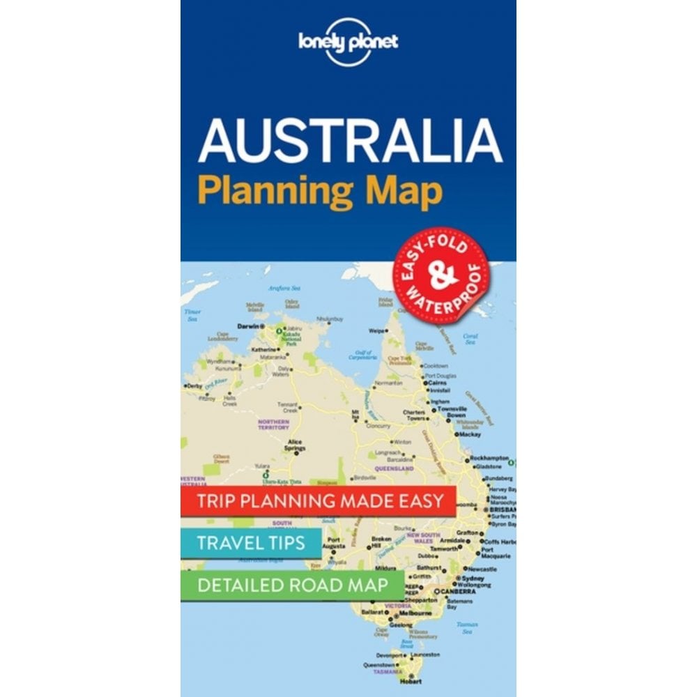 Australia Planning Map | Published by Lonely Planet