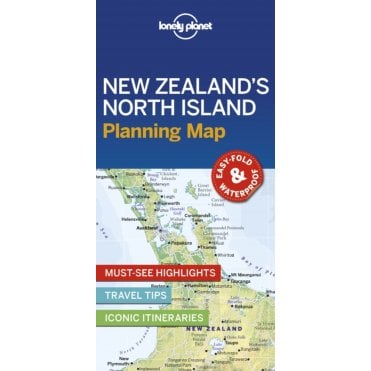 Lonely Planet: New Zealand's North Island Planning Map