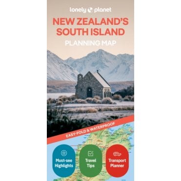 Lonely Planet: New Zealand's South Island Planning Map