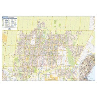 Brampton Wall Map - Street Detail