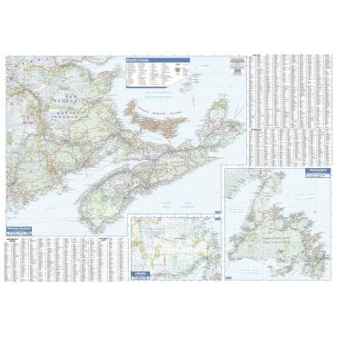 Maritimes Wall Map - Large