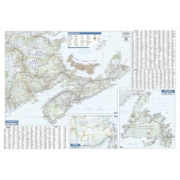 Maritimes Wall Map