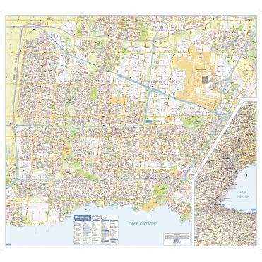 Mississauga Wall Map - Large