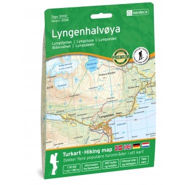 Lyngenhalvoya - Nordeca Topo 3000 map 3026