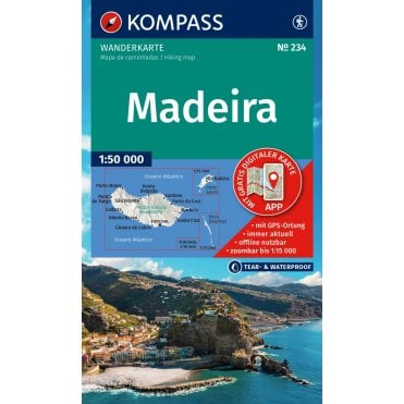 Madeira | Kompass hiking map 234