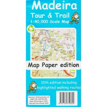Madeira Tour & Trail Map: Paper Edition
