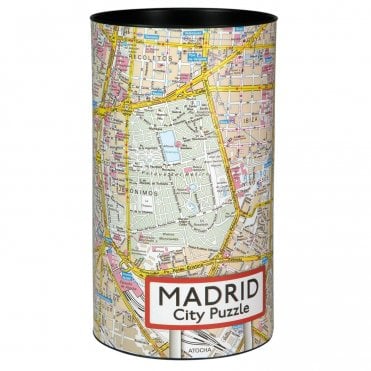 Madrid City - Map Jigsaw Puzzle