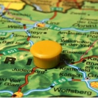 Magnetic Map Pins - Large (Yellow) 24mm - (6828-13)