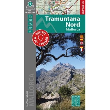 Mallorca - Tramuntana North GR11. Hiking map & guide