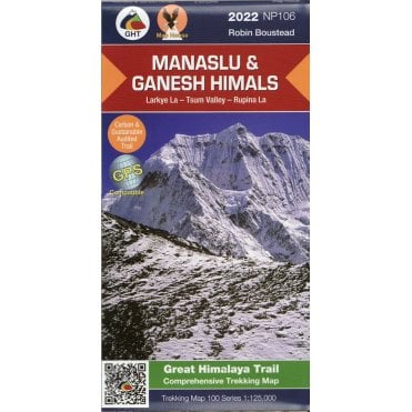Manaslu & Ganesh Himals | Nepa Great Himalaya Trail Map NP106