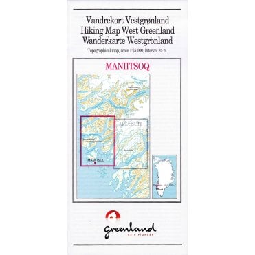 Maniitsoq: West Greenland Hiking Map No. 14 (1:75 000)