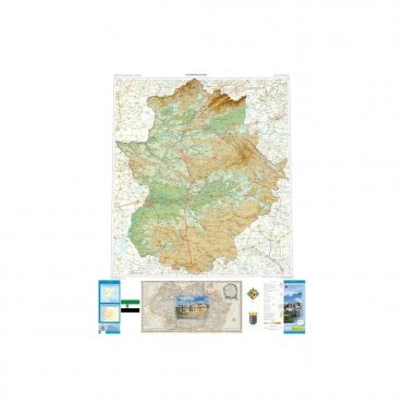 Map of the autonomous region of Extremadura