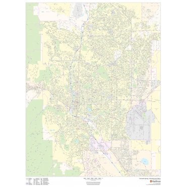 Colorado Springs, Colorado Inner Metro - Portrait