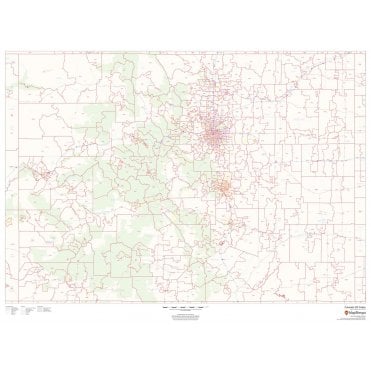Colorado ZIP Code Map