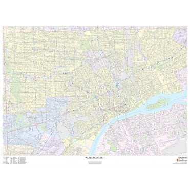 Detroit, Michigan - Landscape