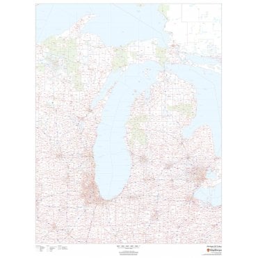 Michigan ZIP Code Map
