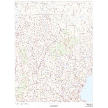 New Hampshire ZIP Code Map