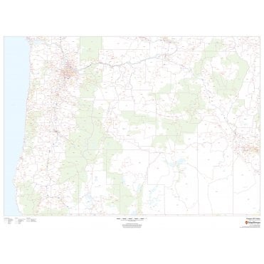 Oregon ZIP Code Map