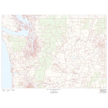 Washington ZIP Code Map