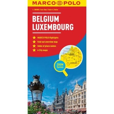 Belgium Luxembourg Road Map