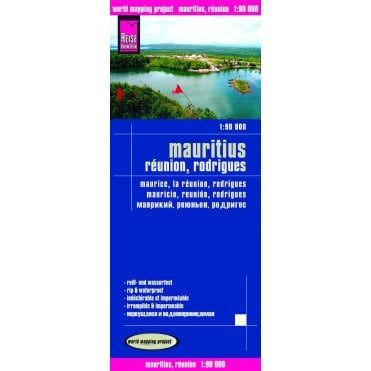 Mauritius, Réunion, Rodrigues Map - Reise Know-How