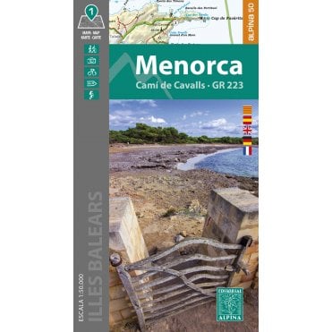 Menorca: Cami de Cavalls GR223 Hiking map