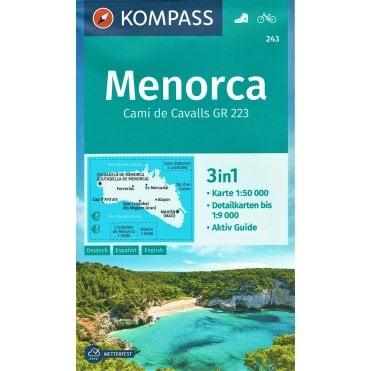 Menorca | Kompass hiking map 243