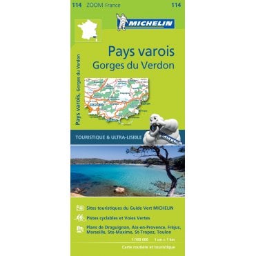 Michelin France Zoom Map 114: Pays Varois