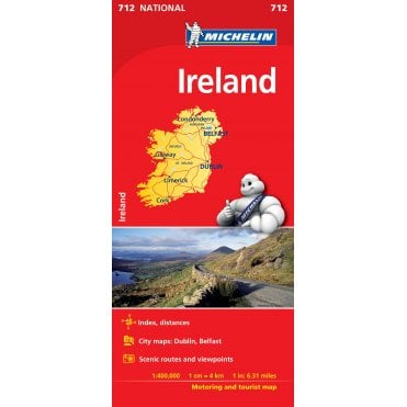 Michelin National Map 712: Ireland