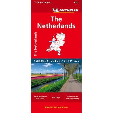 Michelin National Map 715: Netherlands