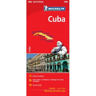 Michelin National Map 786: Cuba