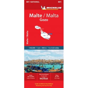 Michelin National Map 801: Malta