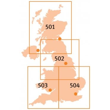 Michelin Regional Road Map 501: Scotland