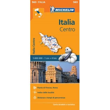 Michelin Regional Road Map 563: Italy Centre
