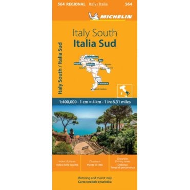 Michelin Regional Road Map 564: Italy South
