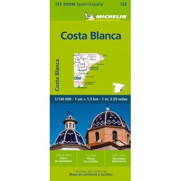 Michelin Spain Zoom Map 123: Costa Blanca