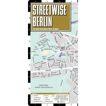 Streetwise Berlin Map - Laminated City Center Street Map of Berlin, Germany