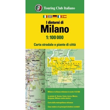 Milan City Map and Surrounding Area