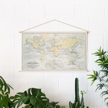 Woody cotton map Oceans