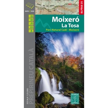 Moixero - La Tosa, Parc Naturel Cadi-Moixero. Hiking map & guide