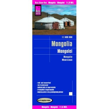 Mongolia Map - Reise Know-How