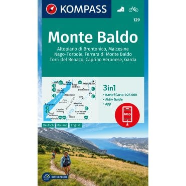 Monte Baldo | Kompass hiking map 129