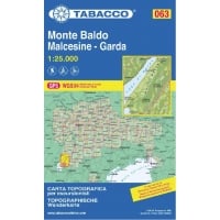 Monte Baldo / Malcesine / Garda | Tabacco, map 063