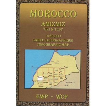 Morocco Amizmiz Tizi-n-Test Topographic Map