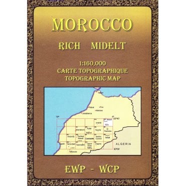 Morocco Er Rachidia Central Ziz Valley Topographic Map