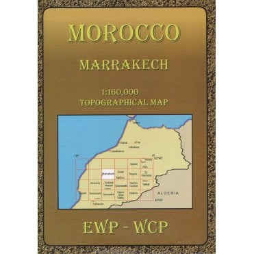 Morocco Marrakech Topographic Map