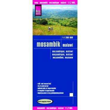 Mosambique, Malawi Map - Reise Know-How