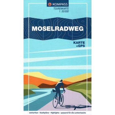 Mosel cycle route - Kompass cycle tour map 7007