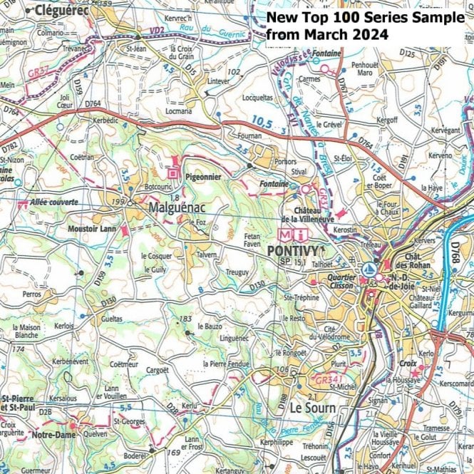 IGN TOP100 Maps Charts & Atlases » Road Maps