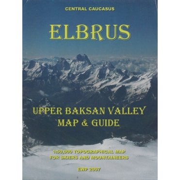 Mount Elbrus: The Upper Baksan Valley Map